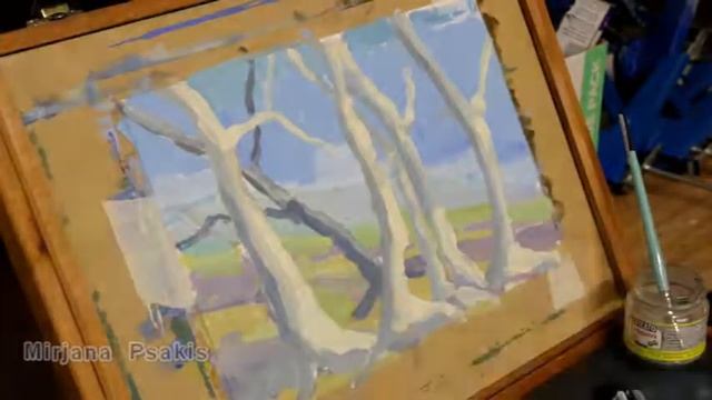 Oil Sketch Landscape Idea in Development смотреть онлайн