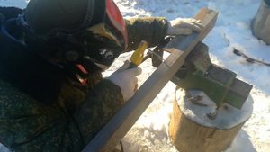 Изготовление самодельного КУНа на трактор т 25 часть 2