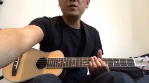 Harley Benton travel guitar