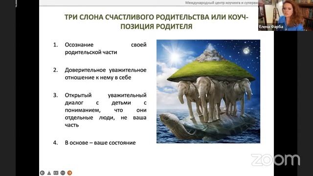 Коучинг в воспитании и образовании собственных детей, Елена Фарба смотреть онлайн