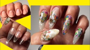 *382*Делаю Сама Гелевые Типсы/Ничего лишнего..Вау...дизайн!/I make my own gel tips
