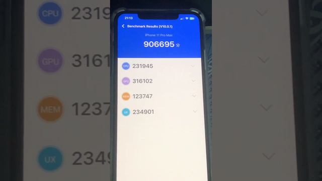 iPhone 11 Promax antutu khi lên 16.6