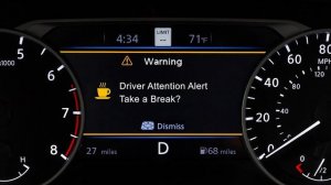 2022 Nissan Sentra - Intelligent Driver Alertness (I-DA)