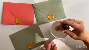 Как сделать красивый оттиск из сургучного стержня