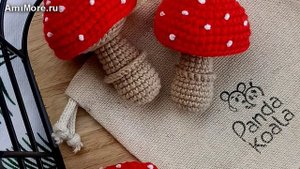 Амигуруми: схема Грибочек | Игрушки вязаные крючком