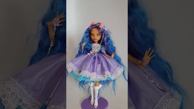 рисуем куклу ооак монстер хай Иванка ooak monster high dolls repaint doll hand made custom