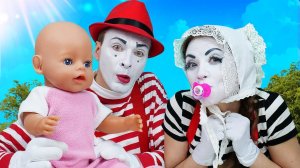 Как стать БЕБИ БОН? - Смешные видео куклы. Весёлые игры одевалки для девочек с Baby Born