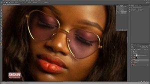 Ретушь портрета в Photoshop.