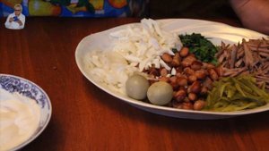 САЛАТ ИЗ ФАСОЛИ И СВИНОГО ЯЗЫКА