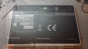 Sony SVE1713L1EW SVE171E13M disassembly BIOS battery replacement, cooler fan clean, jak rozłożyć