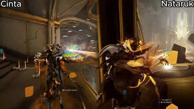 [WARFRAME] Cinta vs Nataruk Steel Path comparison смотреть онлайн