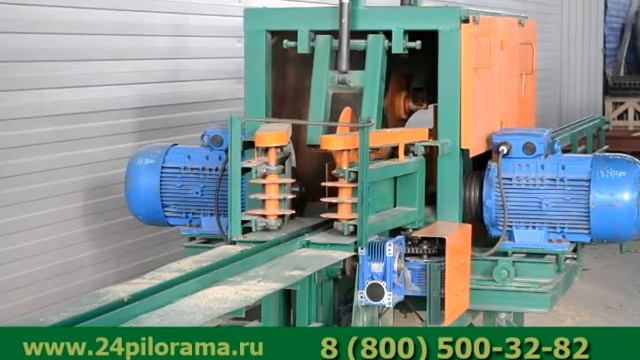 Станок для распиловки и переработки тонкомерных бревен Мамонт - Алтай смотреть онлайн