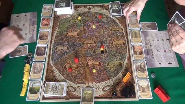 Плоский мир: Анк-Морпорк - играем в настольную игру.
