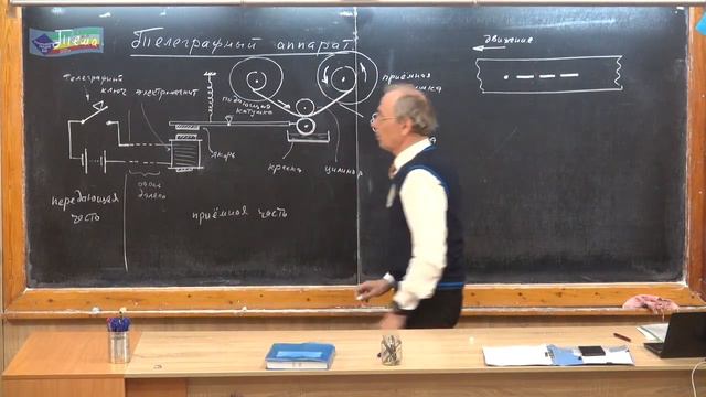 Урок 176 (осн). Телеграфный аппарат смотреть онлайн