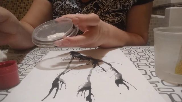 Мастер-класс для дошкольников "Ветка сакуры" (нетрадиционные методы рисования"