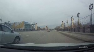Приехали на автомобиле из Москвы в Грозный: прогулка по центру  Грозного. Январь 2022 года.