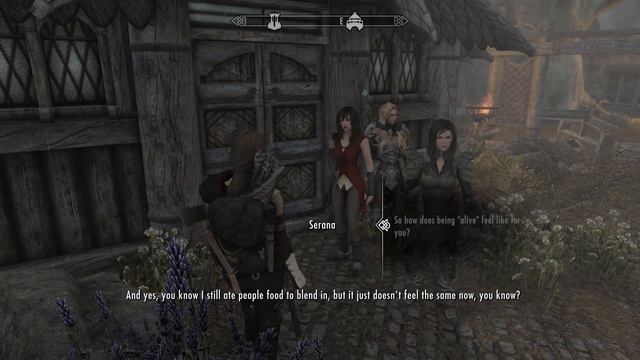 Serana, how does being "alive" feel? (SDA mod) - Skyrim, The Elder Scrolls V смотреть онлайн