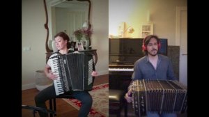 Ksenija Sidorova & Claudio Constantini | Cafe 1930 Piazzolla (online quarantine collaboration)