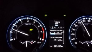 Расход топлива и красивый пробег Тойота Хайлендер Toyota Highlander
