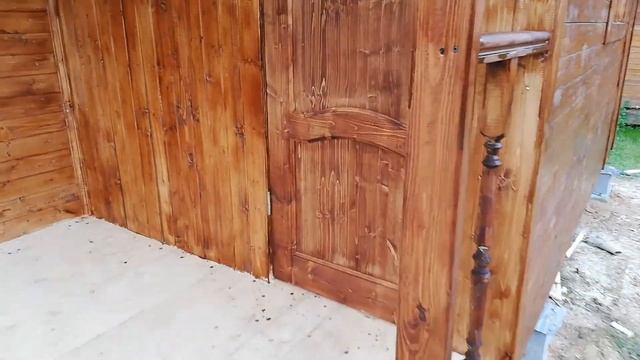 №801 Бытовка с верандой для дачи смотреть онлайн