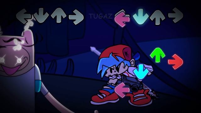 FNF VS Glitched Finn - Pibby Apocalypse (FNF Come Along With Me) смотреть онлайн