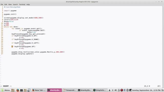 How to display a text in pygame window | Adding any description | pygame Font