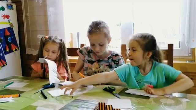 Мастер-класс от трёх сестёр. "Голубь Победы". смотреть онлайн