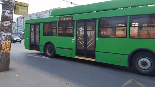 Обкатка троллейбуса (посадки нет) ТролЗаОптима 5275.03 №2350 возле ул.Ломжинская. Казань смотреть онлайн