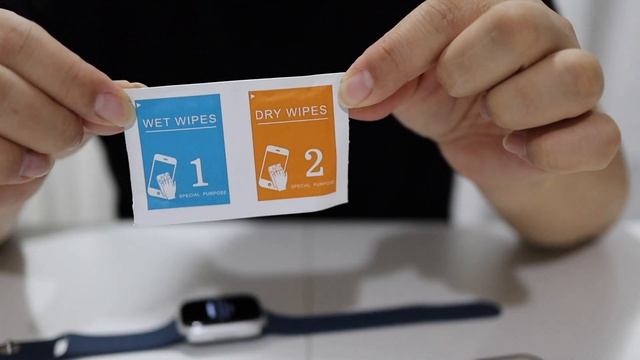 Apple Watch Series 9 45mm Silver with Storm Blue Band. смотреть онлайн