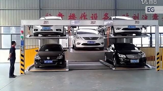 Автомобильная двухуровневая парковка