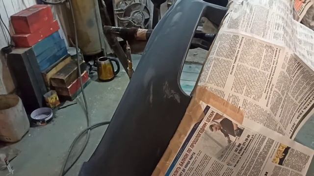 Ремонт бампера Audi A8. Подробное описание работы. Audi A8 bumper repair смотреть онлайн