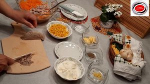 Салат из отварной говядины