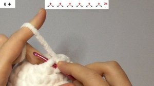 Снеговик крючком из плюшевой пряжи | Мастер-класс и схема вязания