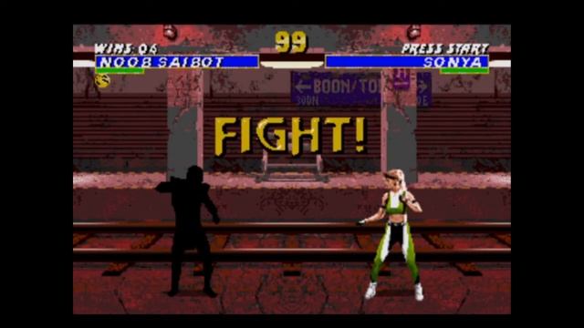 Noob Saibot | Ultimate Mortal Kombat 3 | Tower Walkthrough  | Sega