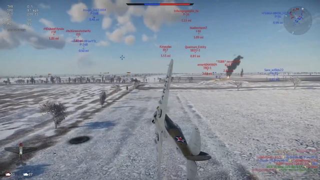 War Thunder P-36 Hawk [Hawkeye] смотреть онлайн