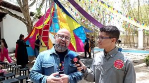 Entrevista Carlos Arroyo Inicia la apertura del FITP 2024 en la Casona Cuñltural Aquieles Nazoa