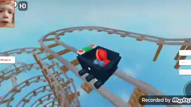 катаемся на вагонетке в Roblox смотреть онлайн