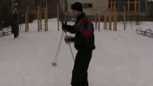 Скользящий шаг - передвижение на лыжах