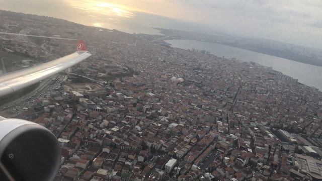 Istanbul Takeoff BEAUTIFUL ENGINE VIEW Ataturk Airport (IST) смотреть онлайн