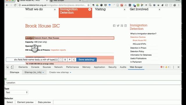 Webscraper.io walkthrough