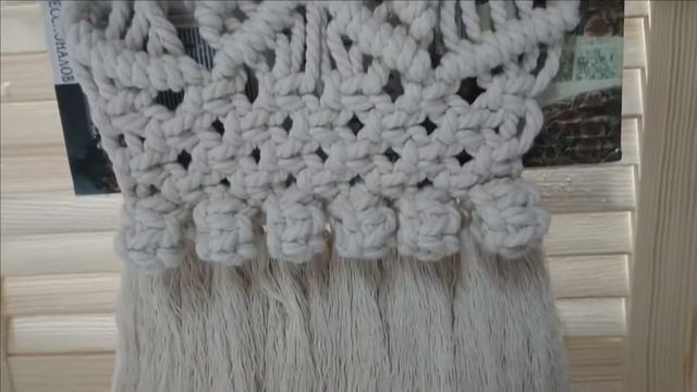 Как связать//макраме газетница// мастер класс панно //#macrame❤️❤️❤️