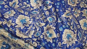 Купить ткань Снежная хохлома по всей России