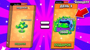 2000 ГЕМОВ ОТ РАЗРАБОВ??? ЭТО РЕАЛЬНО??? ДЕНЬ 3 ПОДАРКОВ ОТ SUPERCELL!