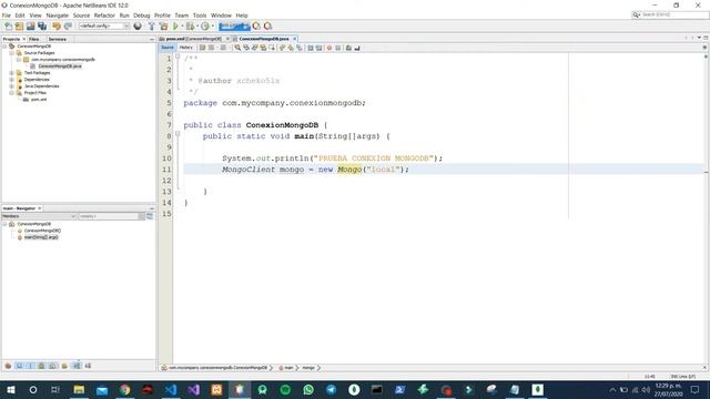 Conexion MongoDB usando Java en Apache NetBeans смотреть онлайн