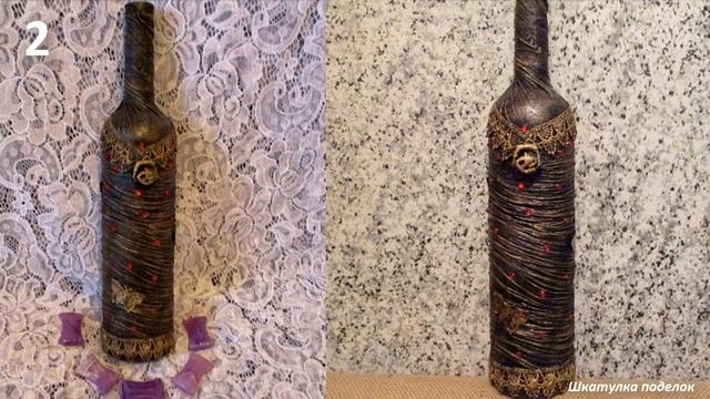 6 Идей декора бутылок.Декор своими руками. смотреть онлайн