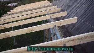 Обрешётка под поликарбонат