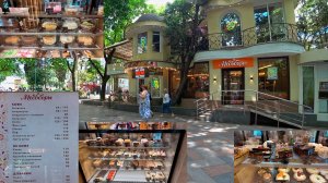 Ялта. Кофейня Медоборы. Пушкинская улица.  День 4-й, часть 8-я  13.06.2024.