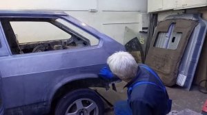 Как готовить кузов к покраске после пескоструйной обработки. Цинкофосфатирование.