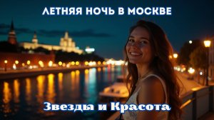 Летняя ночь в Москве： Звезды и Красота