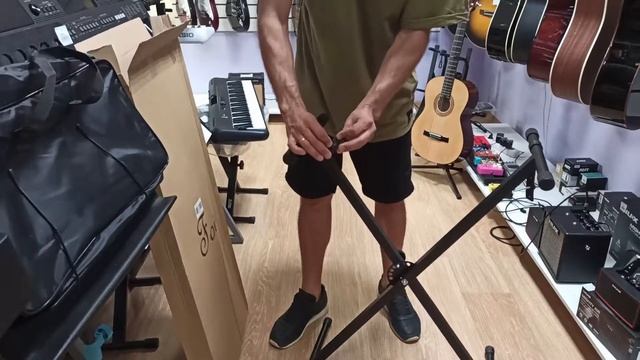 Обзор на X-образную стойку для клавишных Foix Q-168 смотреть онлайн